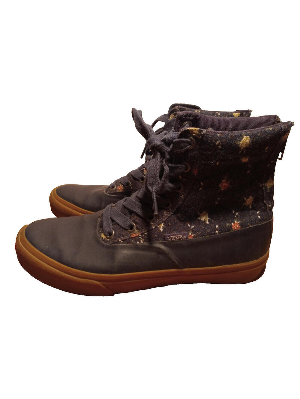 Vans Sk8-Hi Del Pato MTE Floral Print Sneakers Women's Size 7.5 Gum Sole